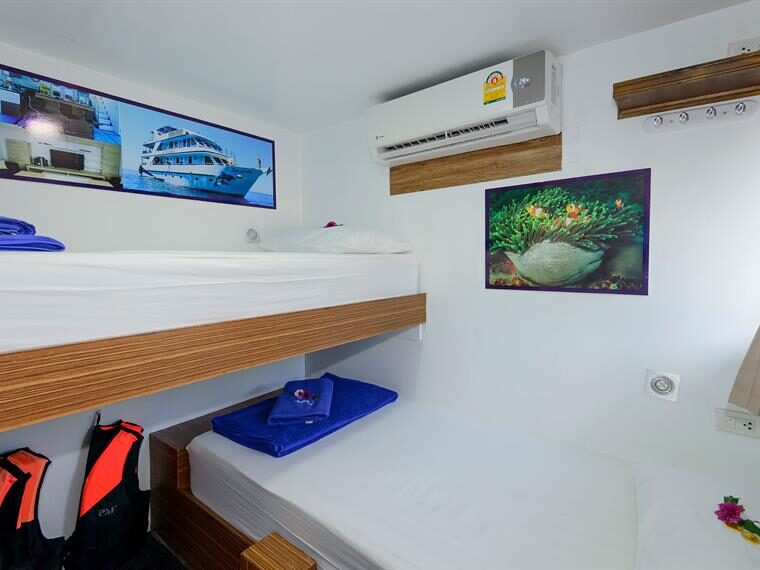 MV Bavaria Croisière Plongée Similan Thaïlande - Comfort cabin