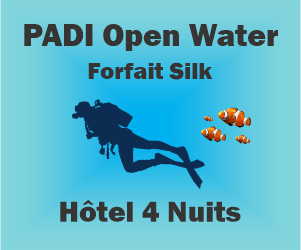 PADI Open Water Diver Cours Forfait Silk